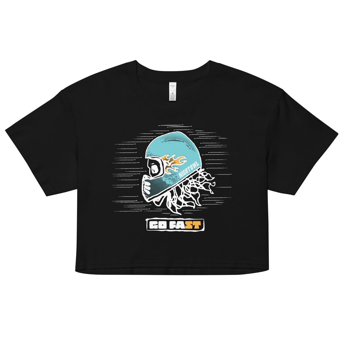 GO FAST crop top