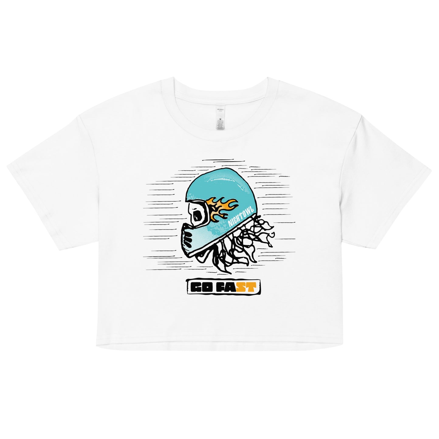 GO FAST crop top
