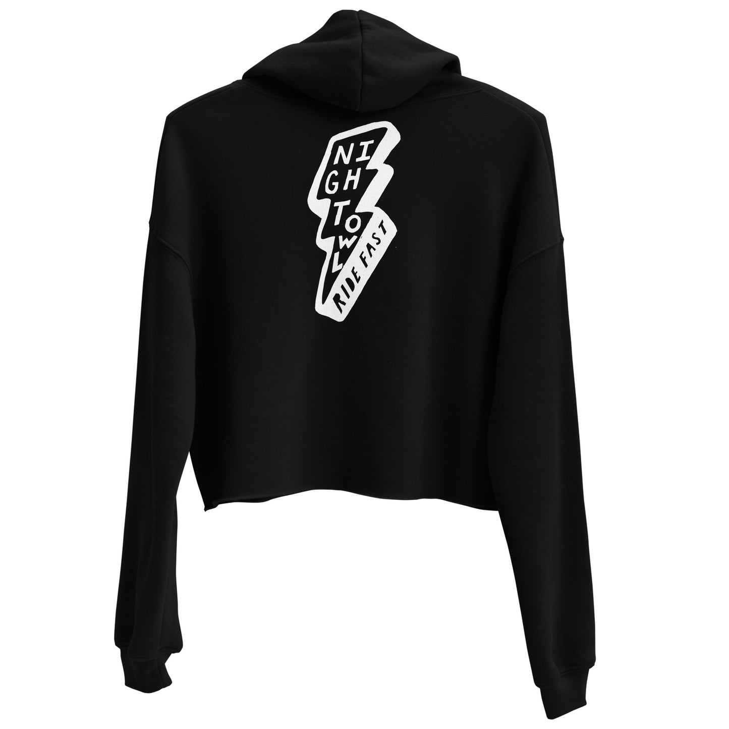 RIDE FAST crop hoodie
