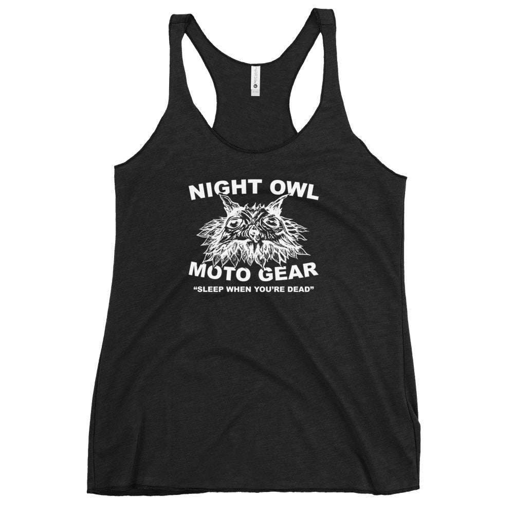 SLEEP WHEN YOU'RE DEAD racerback